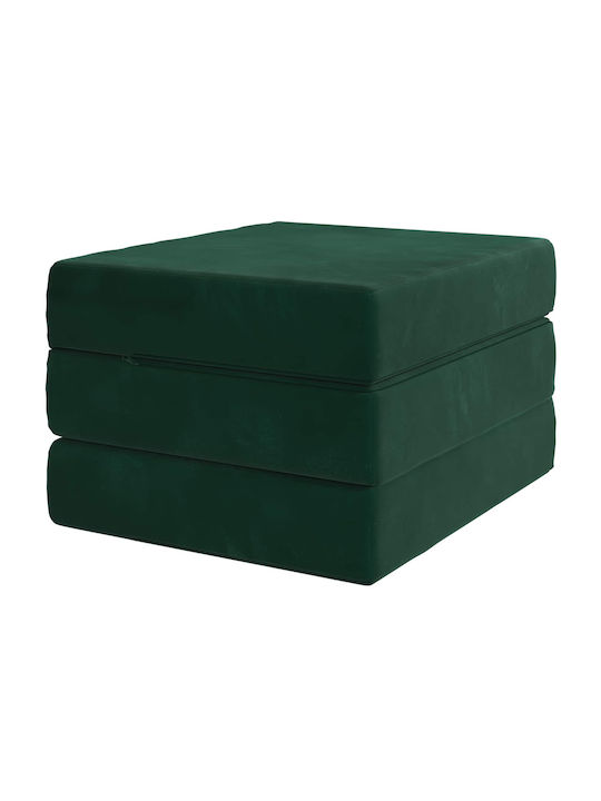 Armchair Bed Dark Green 75x67x45cm