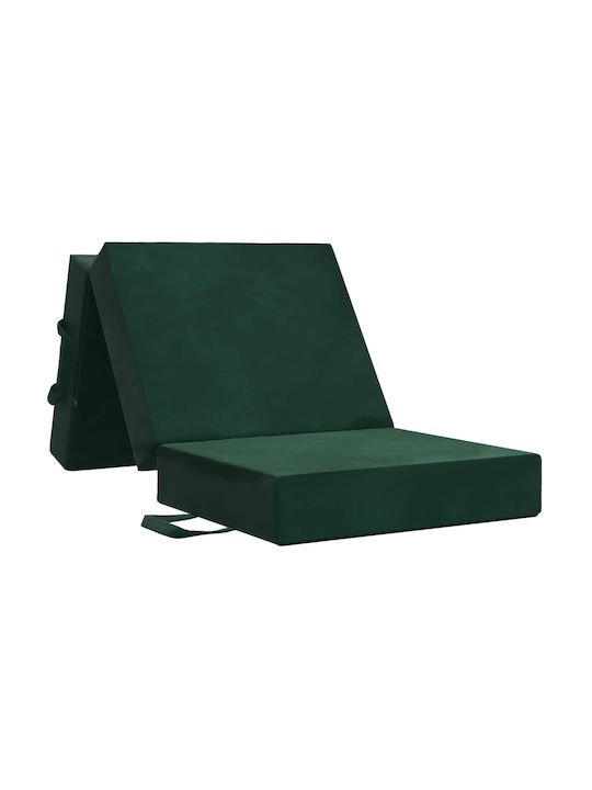 Armchair Bed Dark Green 75x67x45cm