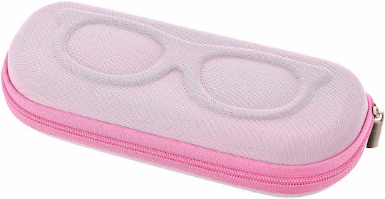Pink Zipper Glasses Case Et-120a