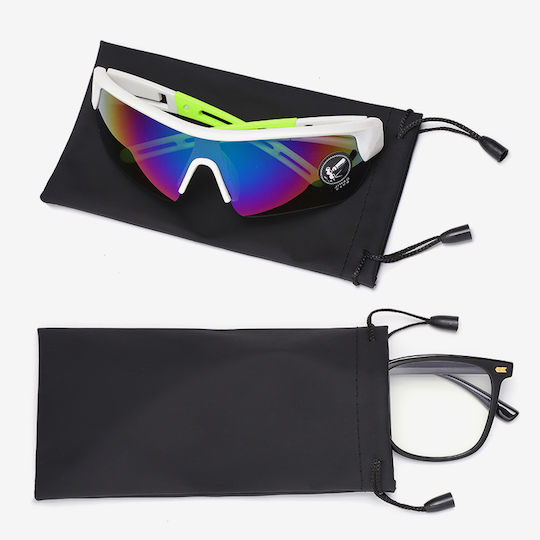 Stylion L Black Pouch Case Glasses