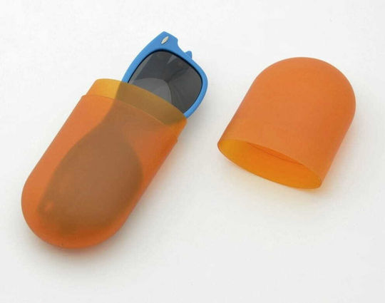 Stylion Hard Orange Eyeglass Case