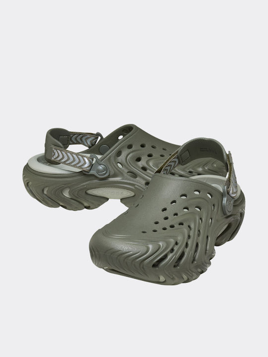 Crocs Echo II Chrome Saboti Bărbați Argintii