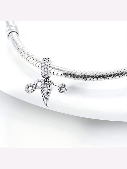 Pandora Hängende Charms Anhänger Flügel Pfeil Unendlichkeit Charms Trusky