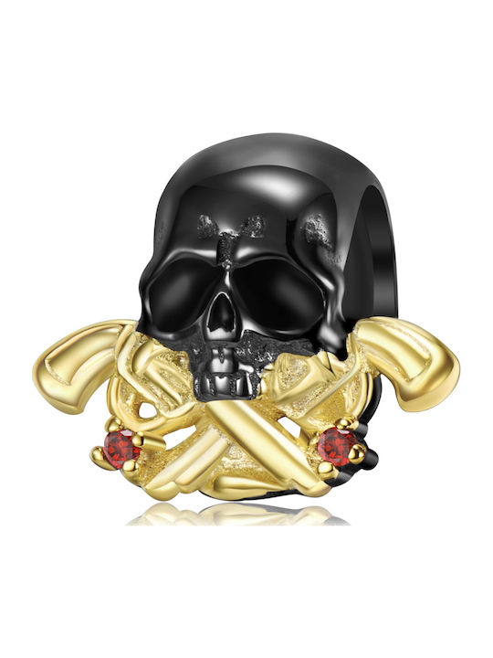 Pandora Charms Skull Pendant Charms Silver 925