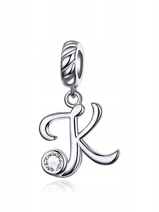Pandora Висящи Талисмани Буква K Сребро S925