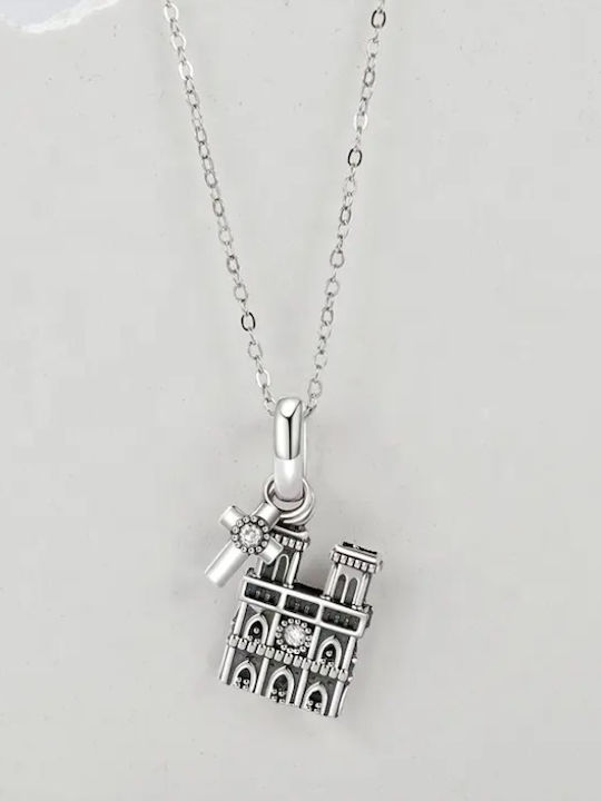 Pandora Charms Pendant Notre Dame Cathedral 925 Silver Charms Trusky