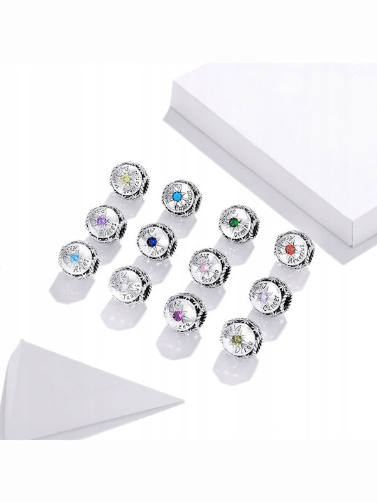 Pandora Charms Zodiac Sign Cancer Birthstone