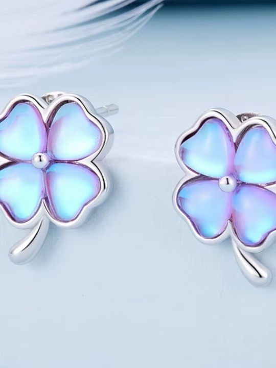 Silver Earrings Earrings Girls Clover Silver 925 Trusky