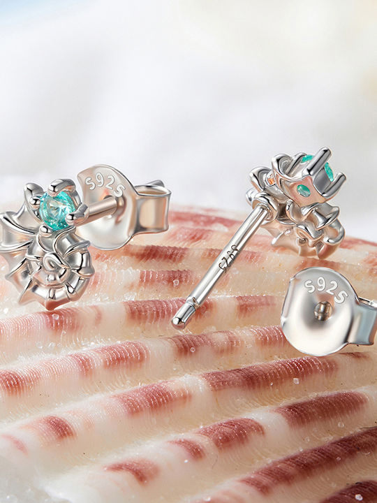 Silver Earrings Earrings Girls Shell Silver 925 Earrings Trusky