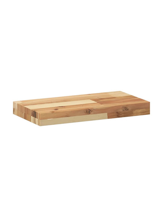 Ράφια Τοίχου Σκάλα Ακακίας (2τμχ) 60x20x4εκ.