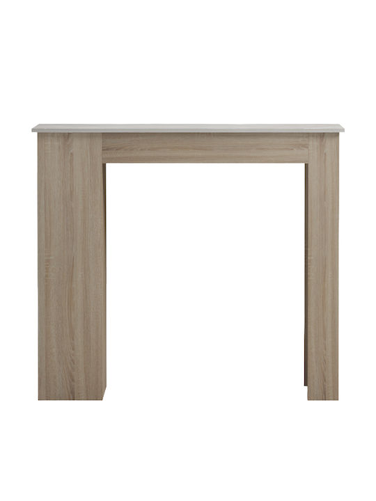 Riff Τραπέζι Μπαρ Ξύλινο Μπεζ 120x55x105εκ.