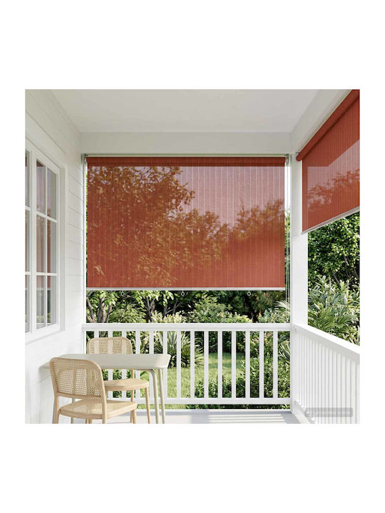 vidaXL Roller Blinds Partial Blackout Orange W120xH140cm 42035989
