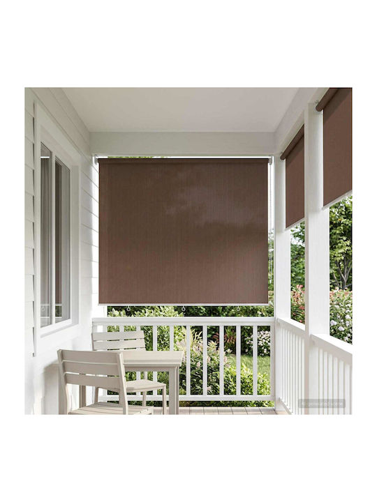 vidaXL Ρollorollos Partieller Blackout Braune P240xH140cm 42036151