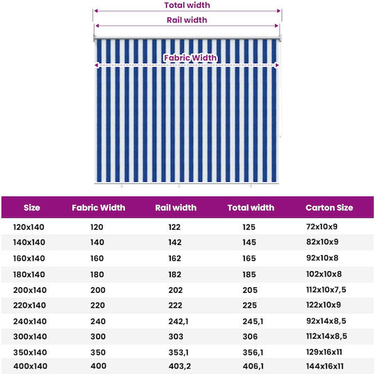 vidaXL Roller Blinds Partial Blackout Blue W125xH140cm 42035963