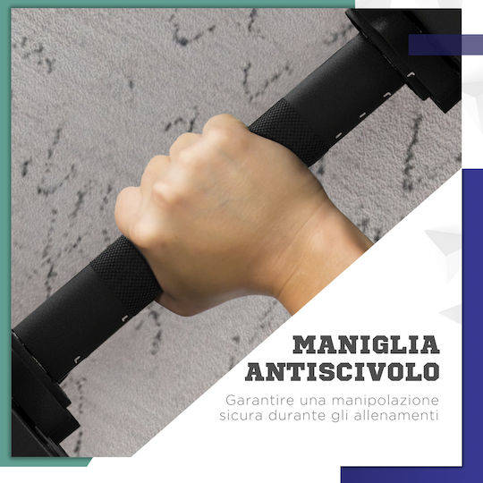 Adjustable Dumbbell Set with Bar 25kg
