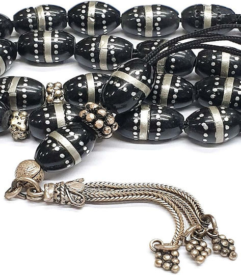 Roloi Komboloi Worry Beads with 23 Beads from Yusuri Length 30cm Multicolour