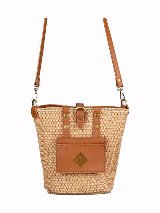 Straw Women's Shoulder Bag Beige