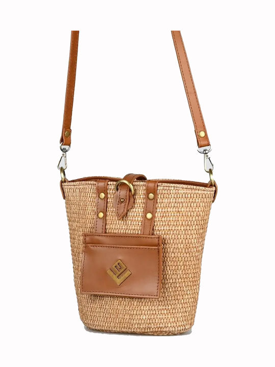 Straw Women's Shoulder Bag Beige