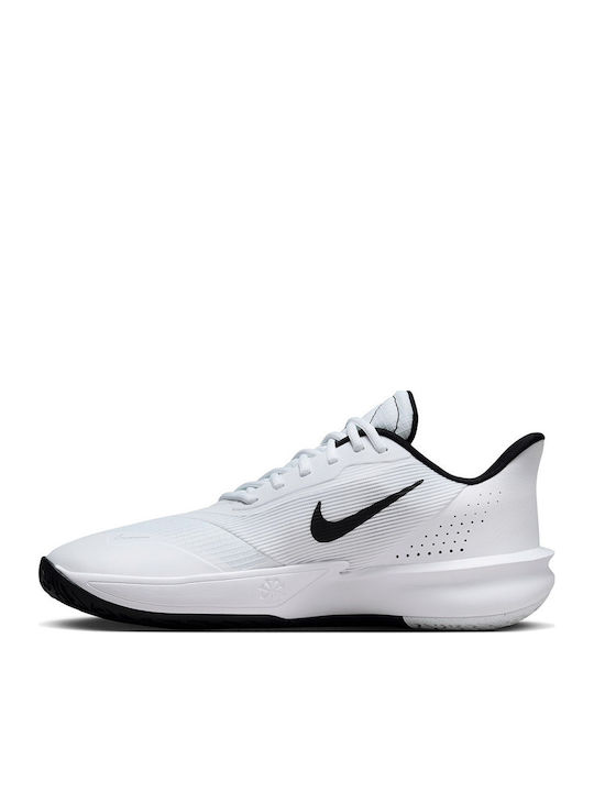 Precision 7 Pantofi de Baschet Albi cu Talpă Joasă