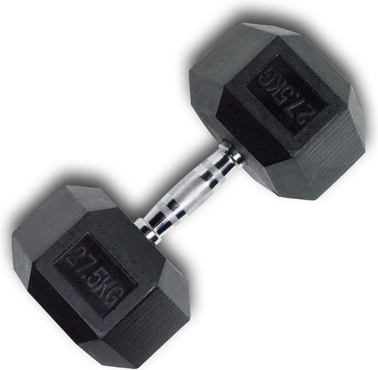 MDS 026-27.5kg Hexagon Dumbbell 1 x 27.5kg