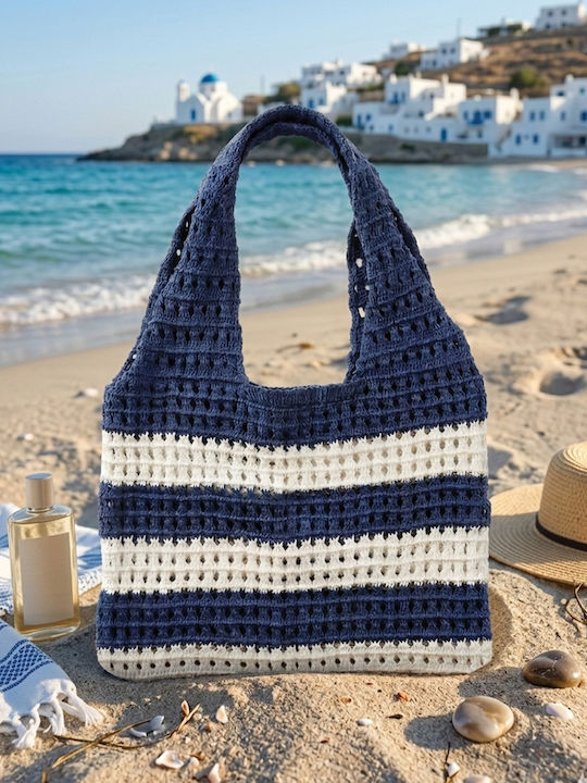 Γυναικεία Τσάντα Shopper Ώμου Μπλε