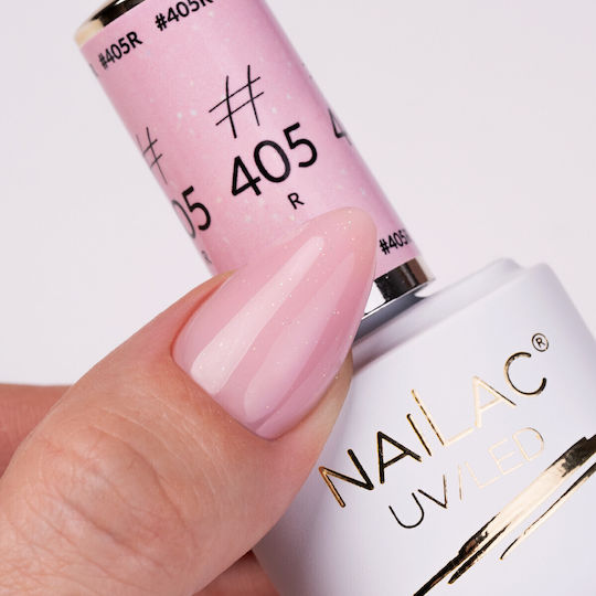 NaiLac Дълготраен Лак За Нокти Бързо Съхнещ #405R 7ml