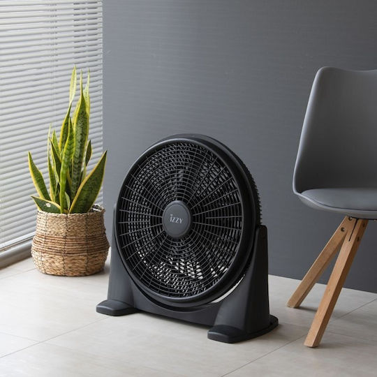 Izzy IZ-9034 Box Fan 100W Διαμέτρου 50cm Μαύρο