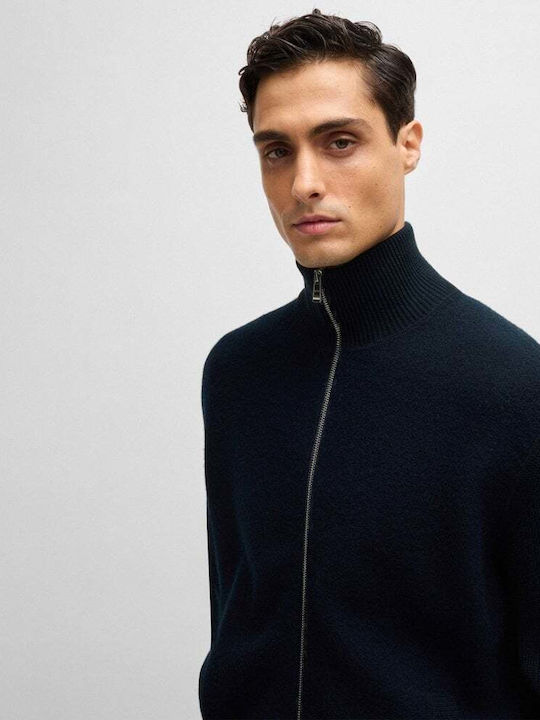 Men's Knitted Jacket Blue