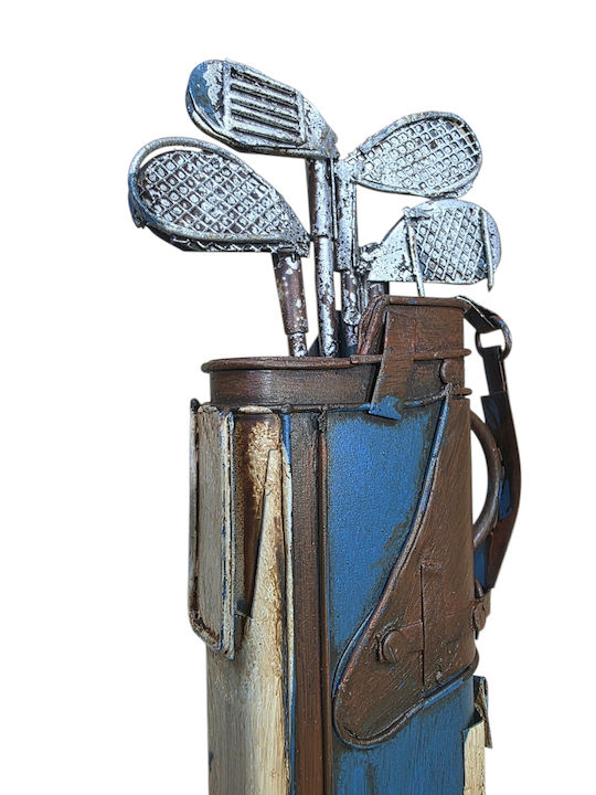 Cadou De Nuntă Metalic Vintage 5 X 12 Cm Geantă De Golf