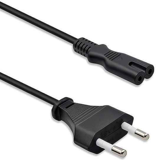 Qoltec IEC C7 - IEC C7 Cable 3m Μαύρο KKQTKKBZ0320
