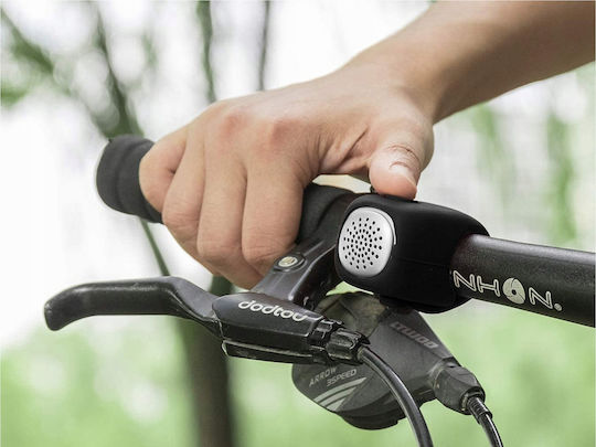 Elektrische Fahrradklingel In Eine Silikonhülle Schwarz