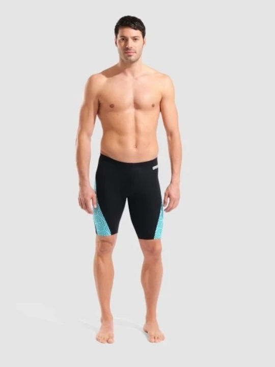 Arena Water Men’s Racing Jammer Swimsuit Black