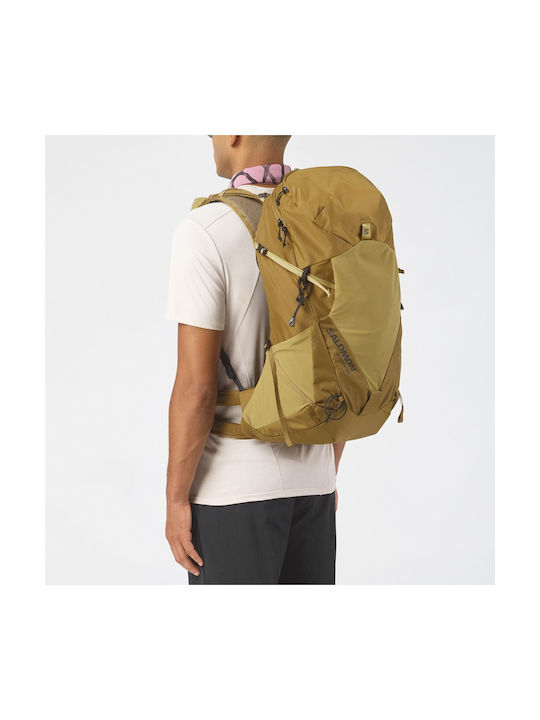 Salomon Aerotrek Mountaineering Backpack 30lt Brown Hiking