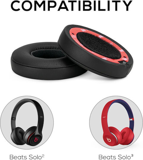 Beats Ανταλλακτικά Earpads SON-BEATSSOLO3-BKPU2PCS Μαύρα