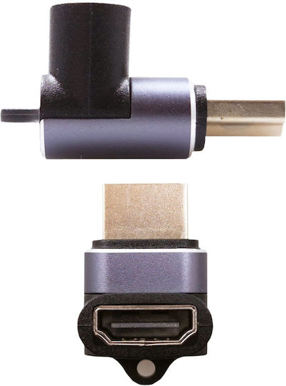 Angled Hdmi Adapter Hdmi 2.1 4k 8k Uhd 90° Converter