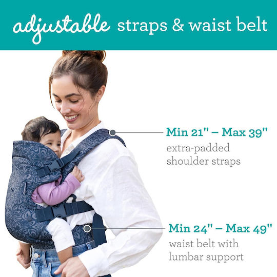 Infantino Standard Baby Carrier Flip Navy Blue with Maximum Weight 3.6kg