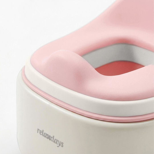 Relaxdays Klassisches Töpfchen mit Deckel Rosa
