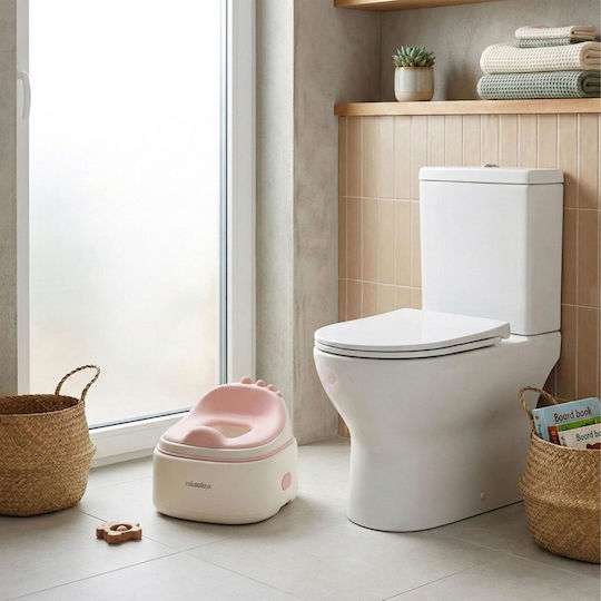 Relaxdays Klassisches Töpfchen mit Deckel Rosa