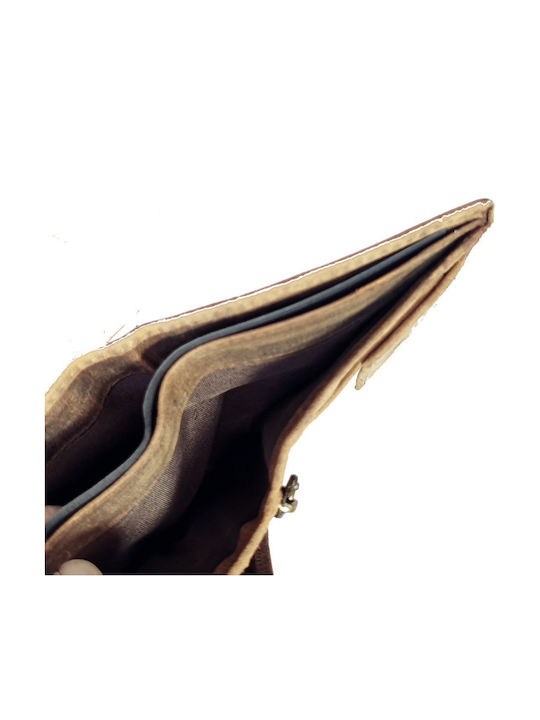 Leather Men's Wallet with RFID Brown