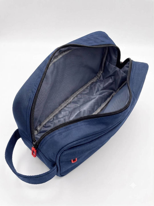 Toiletry Bag Travel Cosmetics Dielle 416m Blue Unisex Durable & Compact Blue