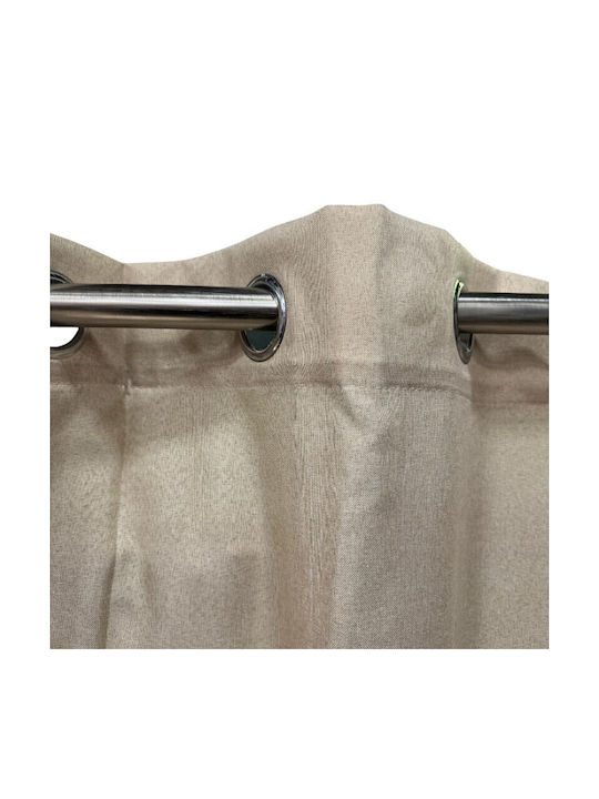To megalo pazari Curtain With Grommets Mocha 270x280cm