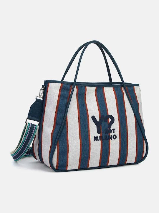 Y Not? Beach Bag Blue