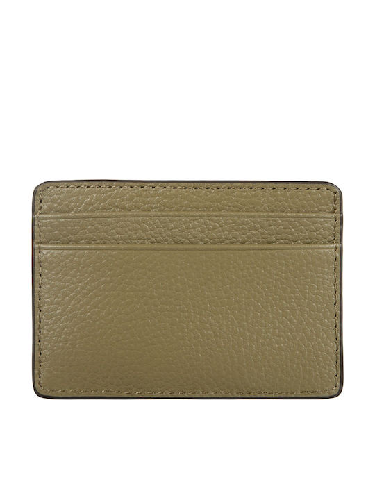 Leather Women's Card Wallet Green