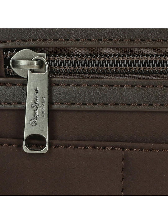 Natalie Large Fabric Women's Travel Wallet with RFID Brown