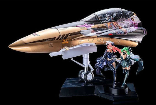 Macross Frontier Static Model Figure Plamax Mf-98 Minimum Factory Fighter Nose Collection Yf-29 Galaxy Set Height 34cm