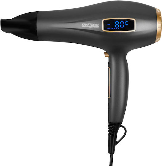 Kraft & Dele Uscător de Păr Profesional cu Difuzor 2400W