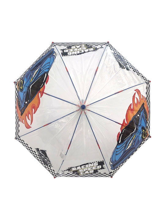 Kids Umbrella Curved Handle Multicolour with Diameter 66cm