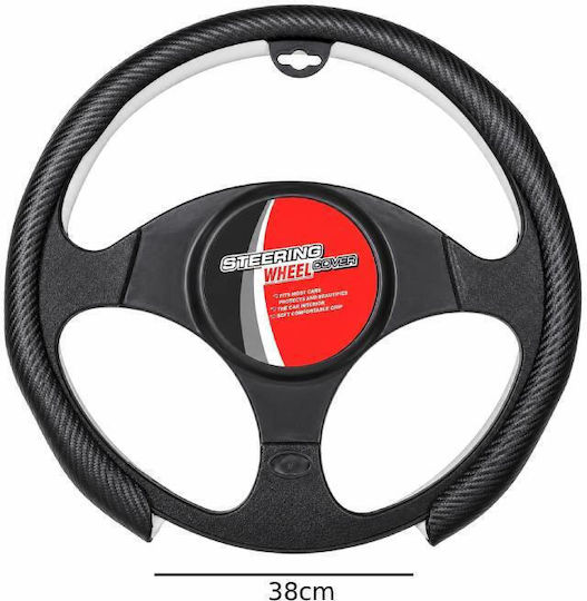 Auto Lenkradabdeckung mit Durchmesser 38cm Synthetisch Rote