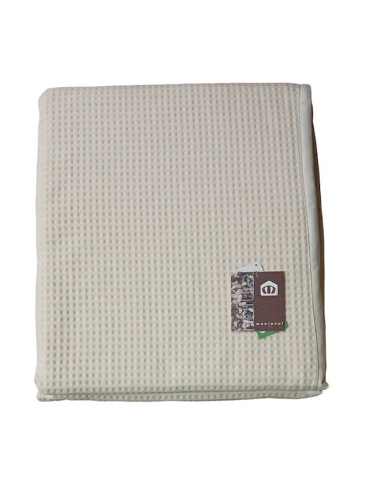 Manterol Casa Malta Pique Single Blanket 160x240cm Blue Roi
