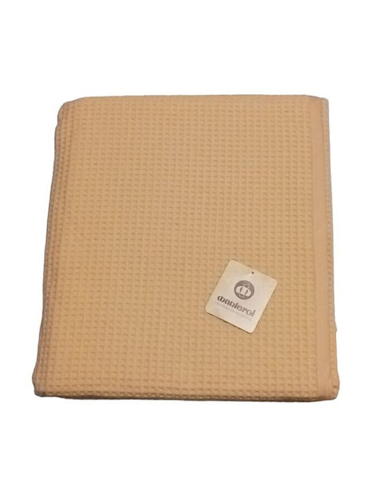 Manterol Casa Malta Pique Single Blanket 160x240cm Blue Roi
